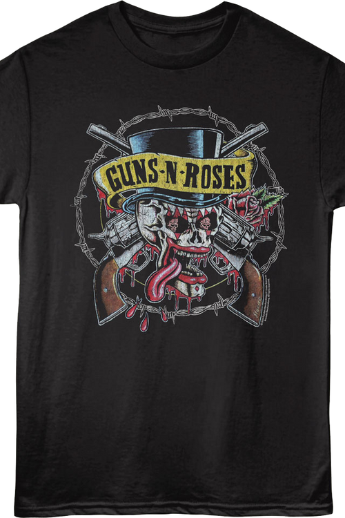 Skull And Pistols Guns N' Roses T-Shirt