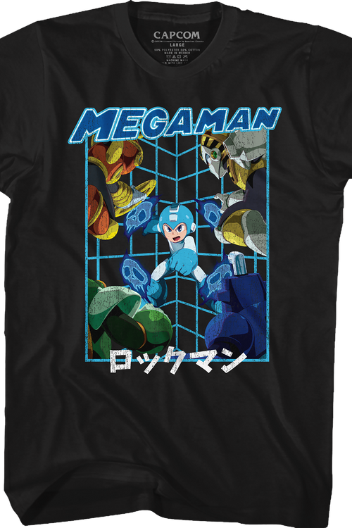 Skull Barrier Mega Man T-Shirt