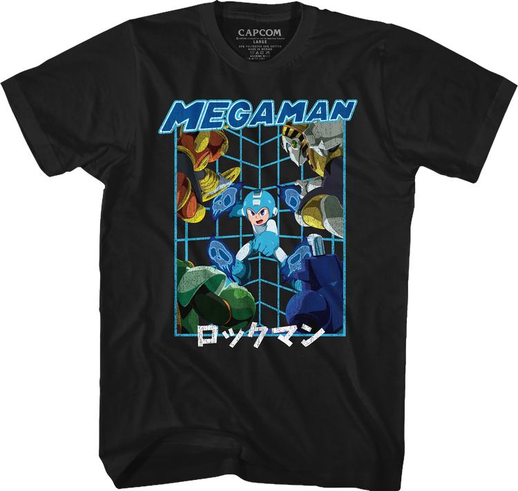 Skull Barrier Mega Man T-Shirt