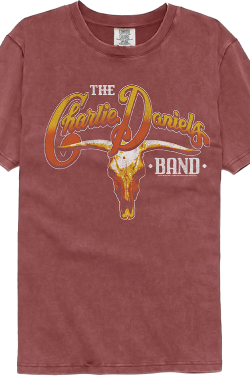Skull & Logo Charlie Daniels Band Comfort Colors Brand T-Shirt