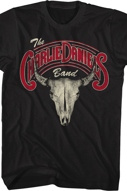 Skull & Logo Charlie Daniels Band T-Shirt