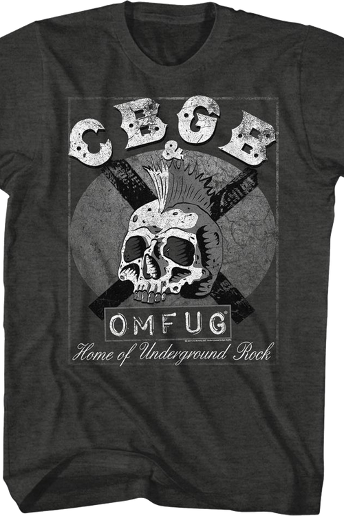 Skull Mohawk CBGB T-Shirt