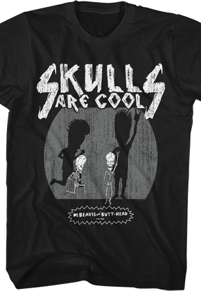 Skulls Are Cool Beavis And Butt-Head T-Shirt