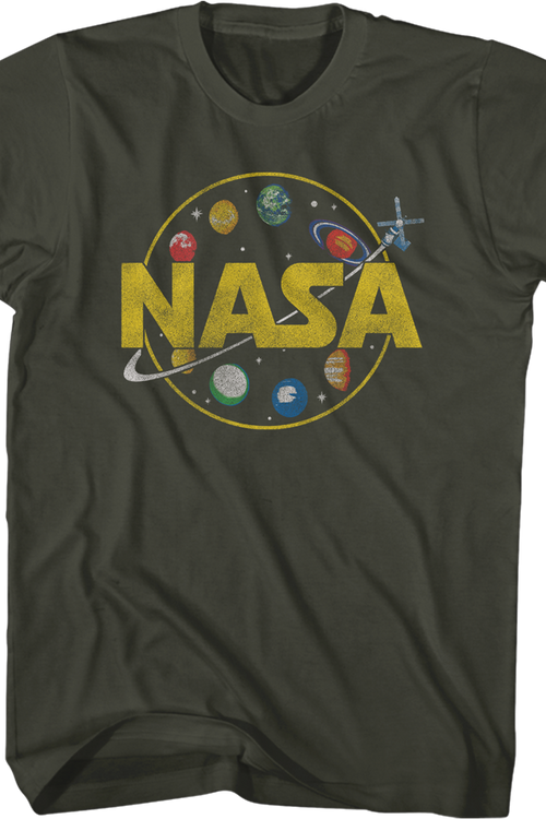 Skylab Orbiting Planets NASA T-Shirt