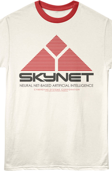 Skynet Logo Terminator Ringer Shirt