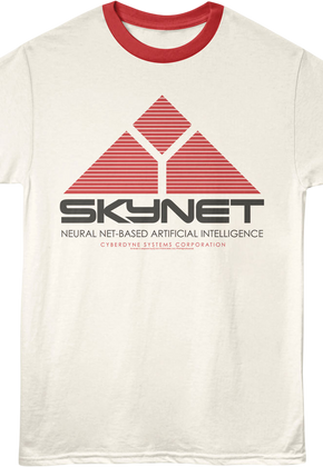 Skynet Logo Terminator Ringer Shirt
