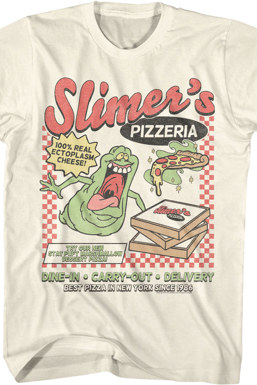 Slimer's Pizzeria Real Ghostbusters T-Shirt