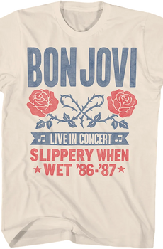Slippery When Wet '86-'87 Bon Jovi T-Shirt