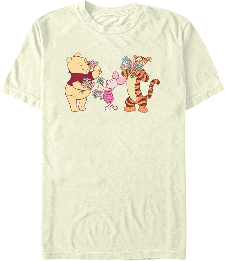 Smell The Flowers Winnie The Pooh T-Shirt