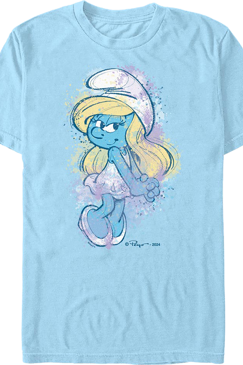 Smurfette Painting Smurfs T-Shirt