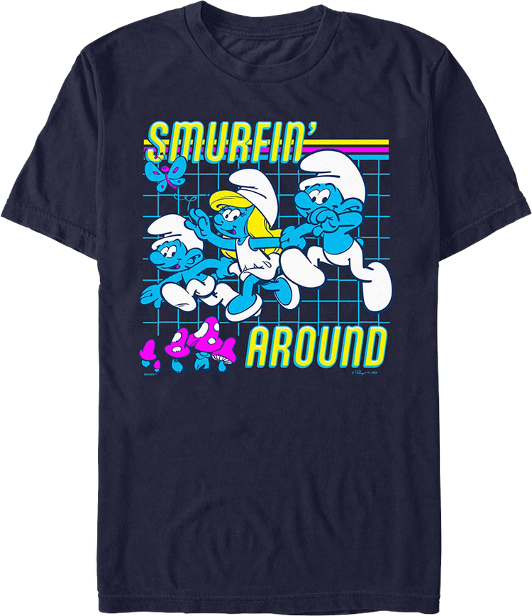 Smurfin' Around Smurfs T-Shirt