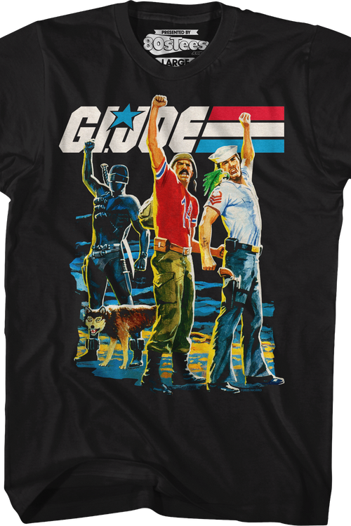 Snake Eyes, Bazooka, Shipwreck Yo Joe! GI Joe T-Shirt