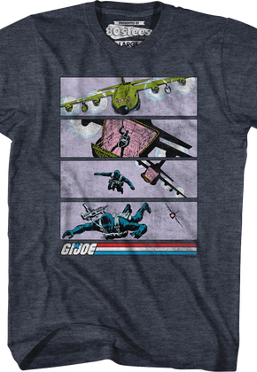 Snake Eyes Dropping In GI Joe T-Shirt