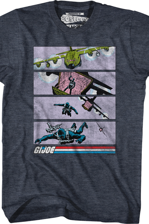 Snake Eyes Dropping In GI Joe T-Shirt