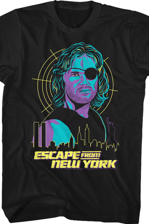 Snake Sketch Escape From New York T-Shirt