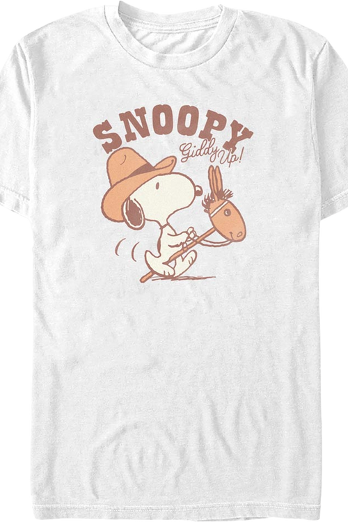 Snoopy Giddy Up Peanuts T-Shirt