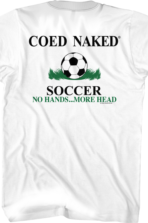 Soccer Coed Naked T-Shirt