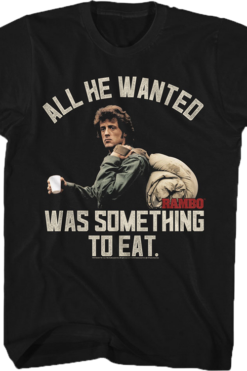 Something To Eat Rambo T-Shirt