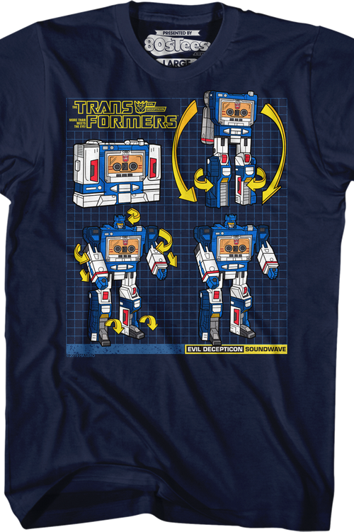 Soundwave Modes Transformers T-Shirt