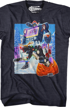 Soundwave Santa Claus Transformers T-Shirt