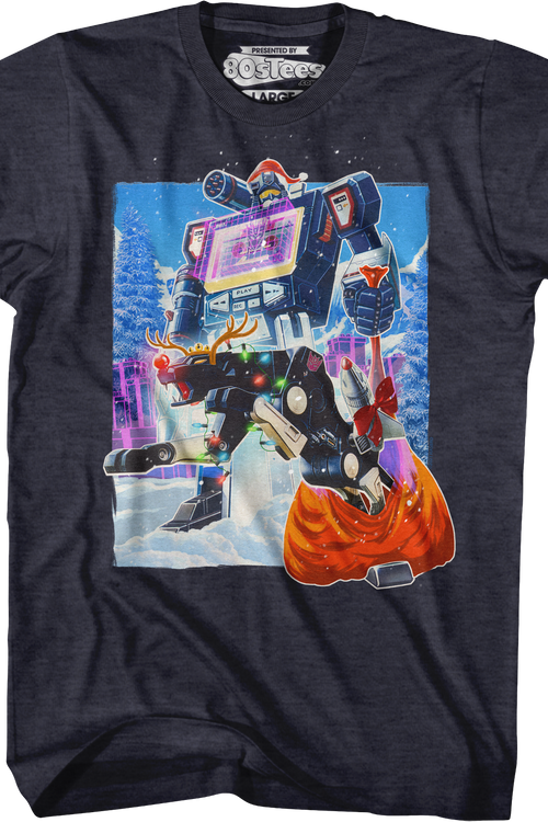 Soundwave Santa Claus Transformers T-Shirt