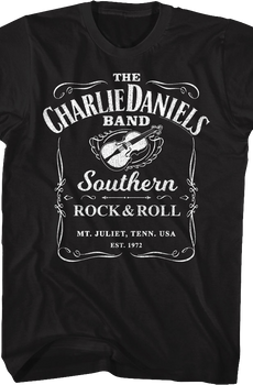 Southern Rock & Roll Charlie Daniels Band T-Shirt