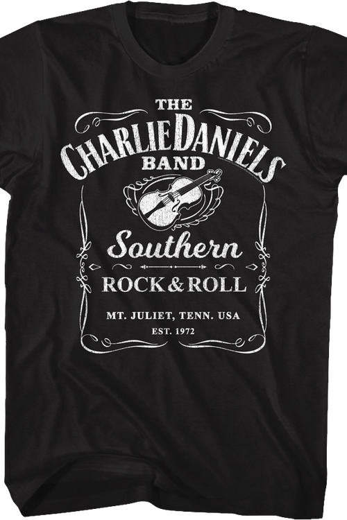 Southern Rock & Roll Charlie Daniels Band T-Shirt