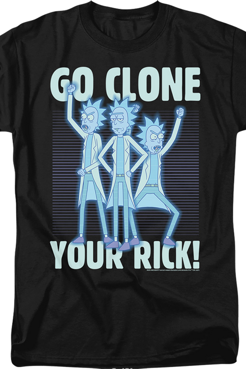 Go Clone Rick And Morty T-Shirt