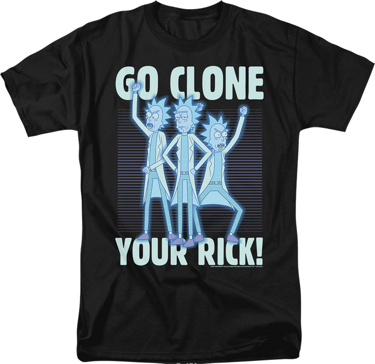 Go Clone Rick And Morty T-Shirt