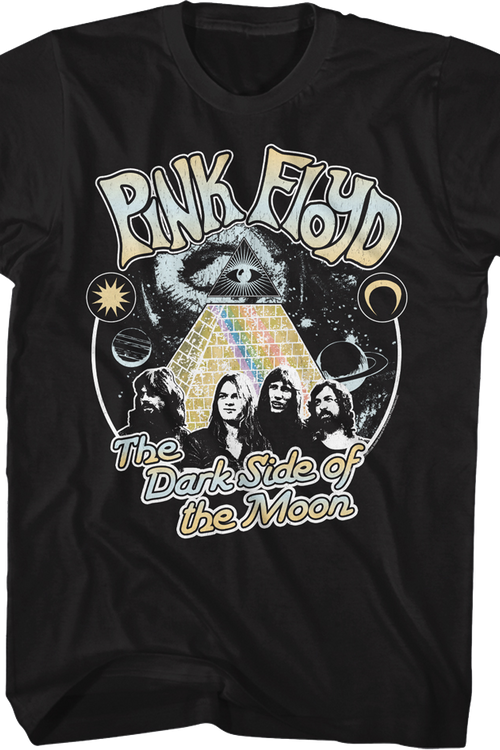 Space Pyramid Dark Side of the Moon Pink Floyd T-Shirt