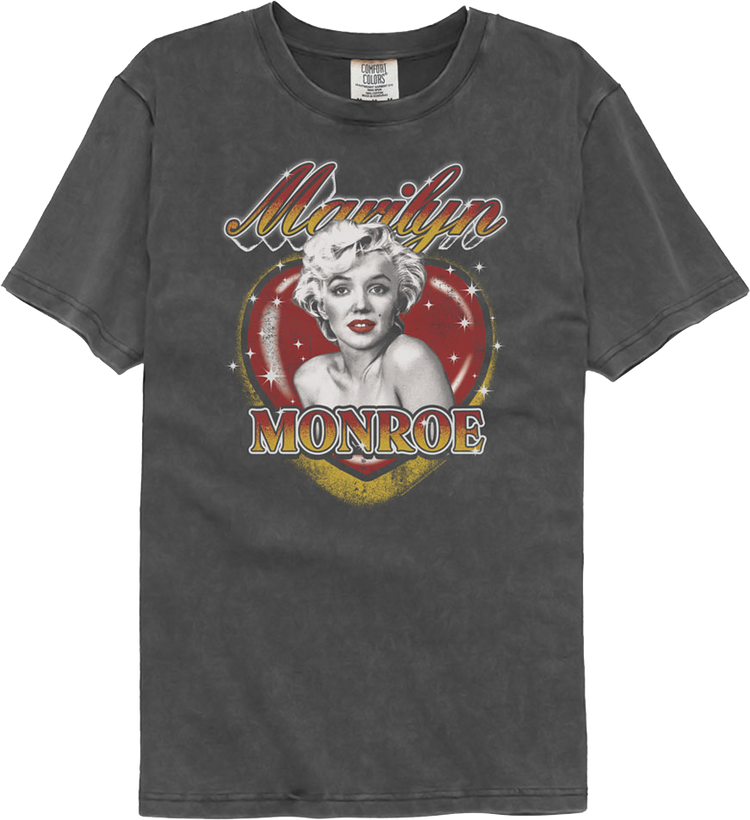 Sparkling Heart Marilyn Monroe Comfort Colors Blend T-Shirt
