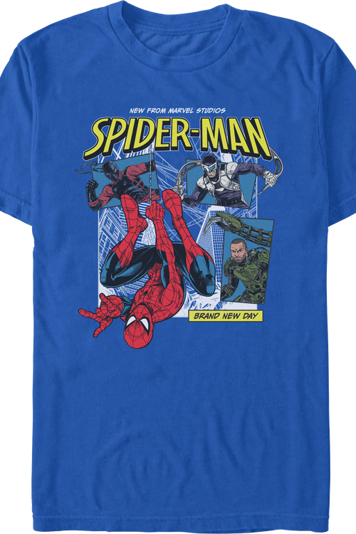 Spider-Man: Brand New Day Collage Marvel Comics T-Shirt