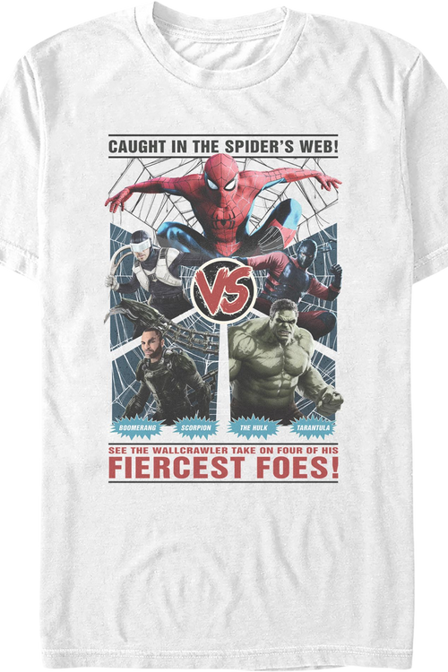 Spider-Man: Brand New Day Fiercest Foes Marvel Comics T-Shirt