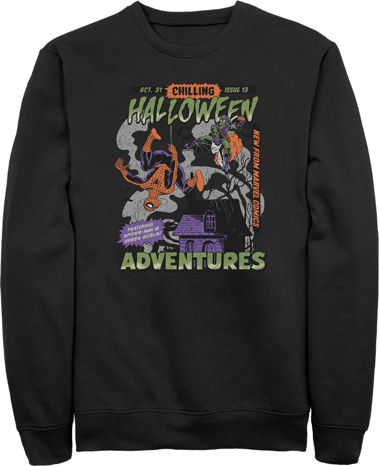 Spider-Man Halloween Adventures Marvel Comics Sweatshirt