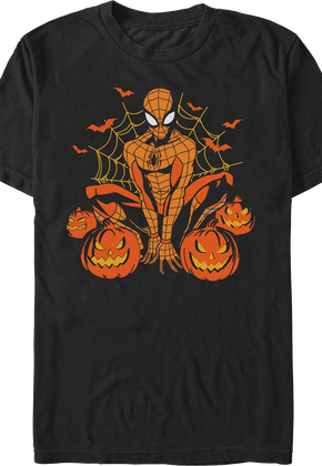 Spider-Man Jack-o'-Lanterns Marvel Comics T-Shirt