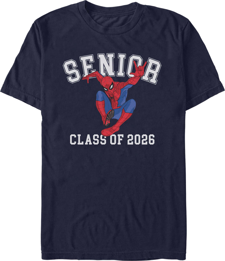Spider-Man Senior Class Of 2026 Marvel Comics T-Shirt