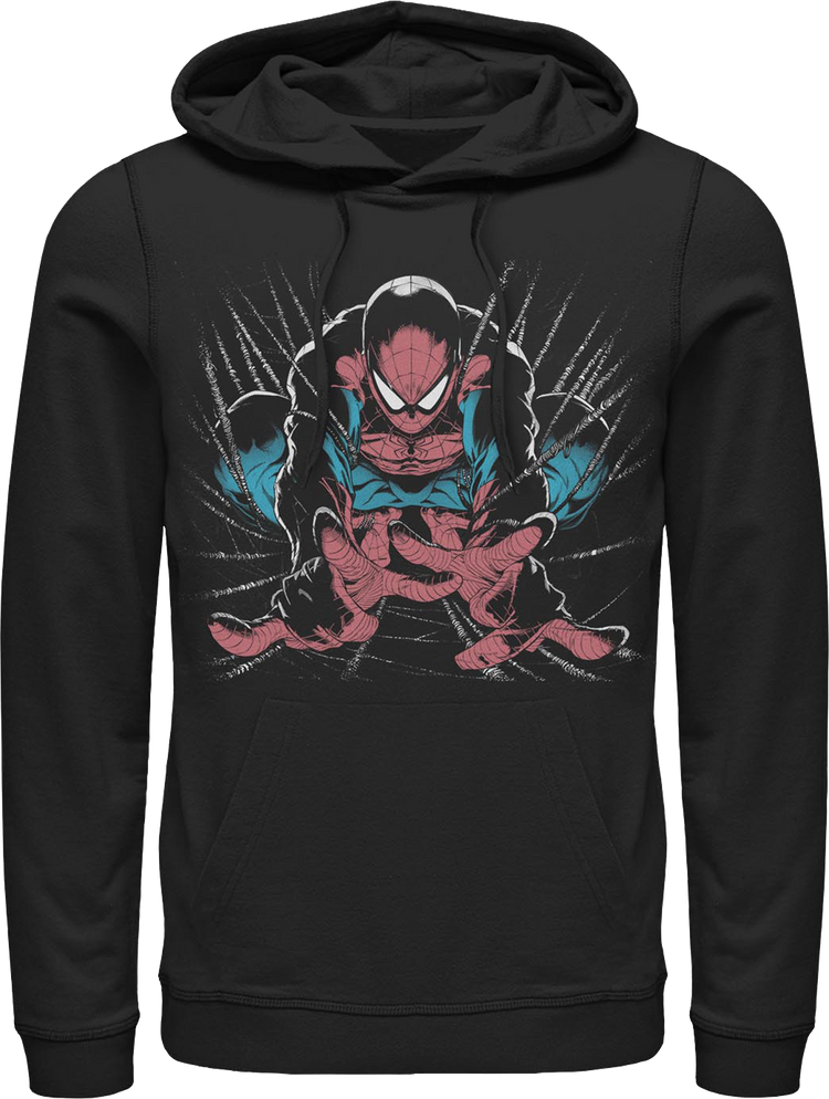 Spider-Man Web-Slinger Action Marvel Comics Hoodie