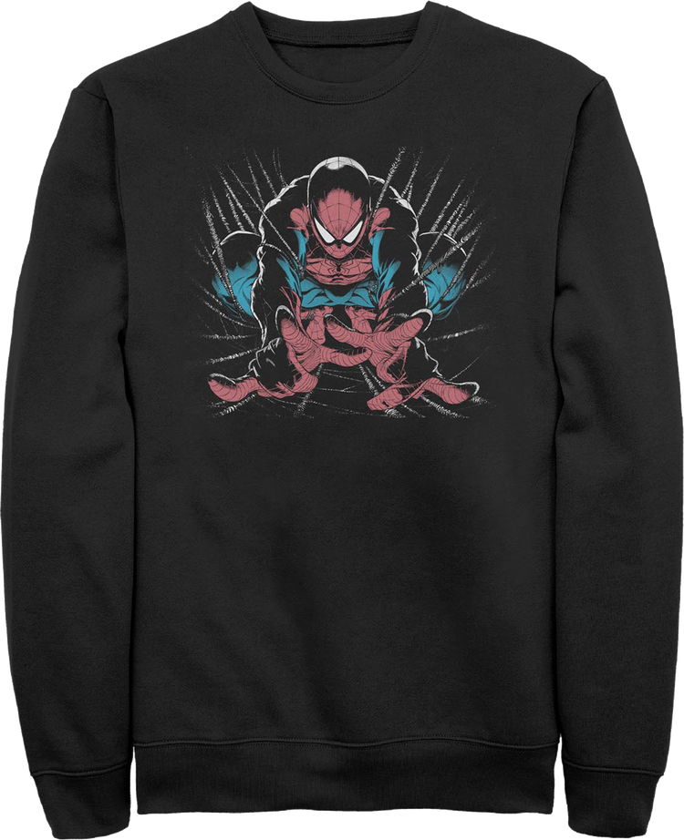 Spider-Man Web-Slinger Action Marvel Comics Sweatshirt