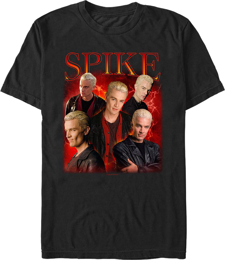 Spike Collage Buffy The Vampire Slayer T-Shirt