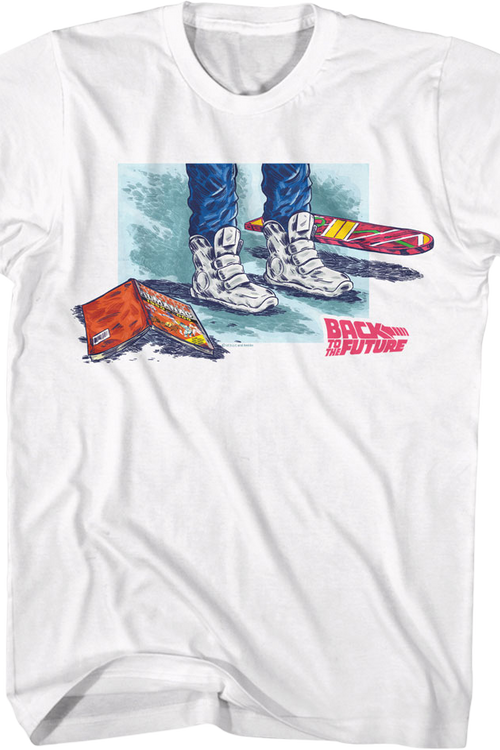 Marty's Sports Almanac Shoes Hoverboard Back To The Future T-Shirt
