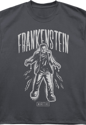 Spray Paint Frankenstein Oversized T-Shirt