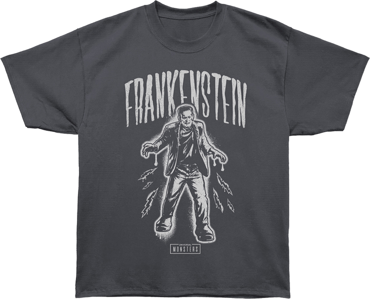 Spray Paint Frankenstein Oversized T-Shirt