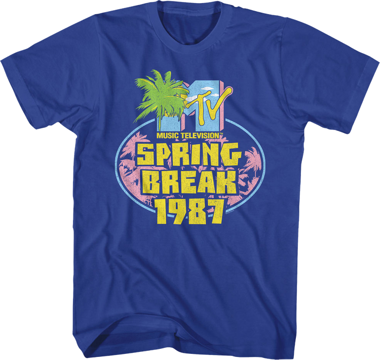 Spring Break 1987 MTV Shirt