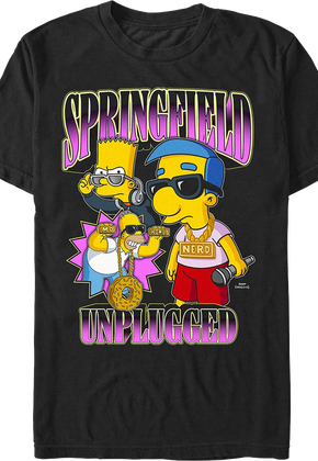 Springfield Unplugged Simpsons T-Shirt