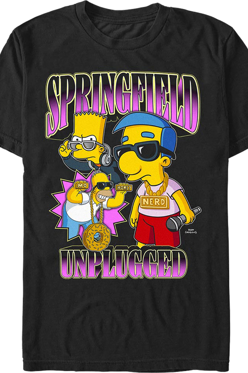 Springfield Unplugged Simpsons T-Shirt