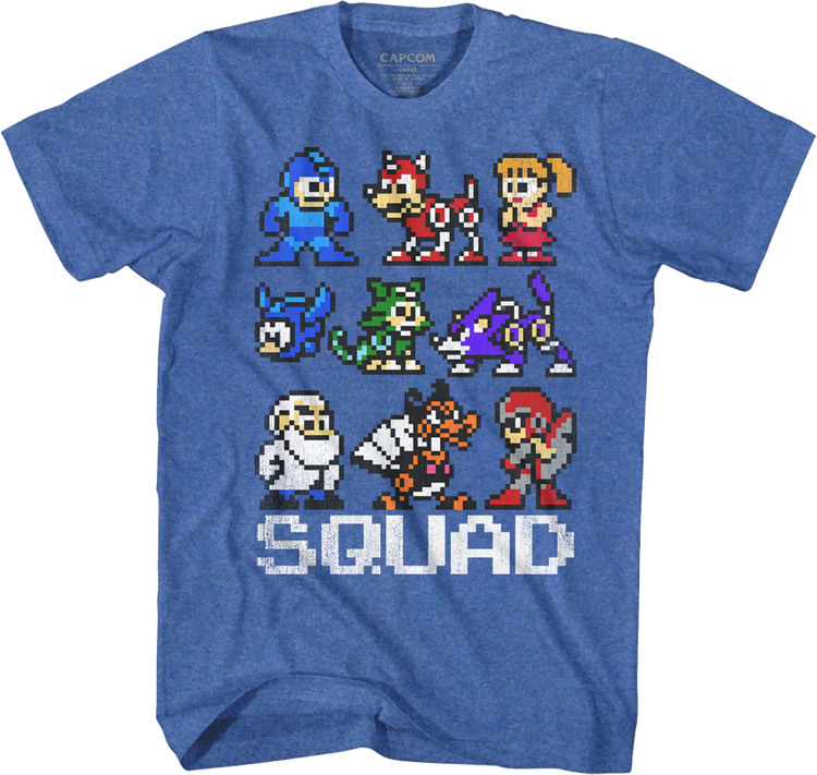 Squad Mega Man T-Shirt