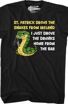 St. Patrick Drove The Snakes From Ireland T-Shirt