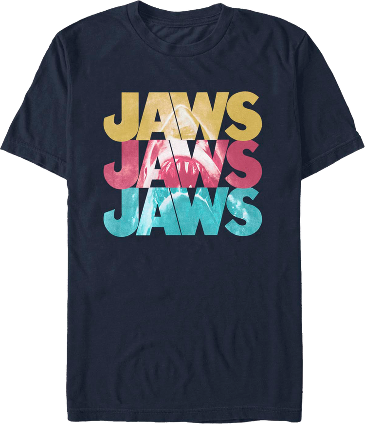 Stacked Logo Jaws T-Shirt