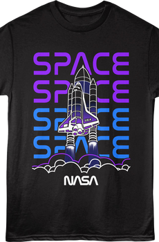 Stacked Space NASA T-Shirt