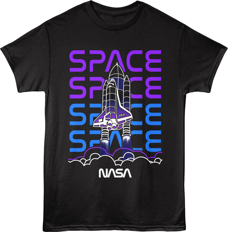 Stacked Space NASA T-Shirt